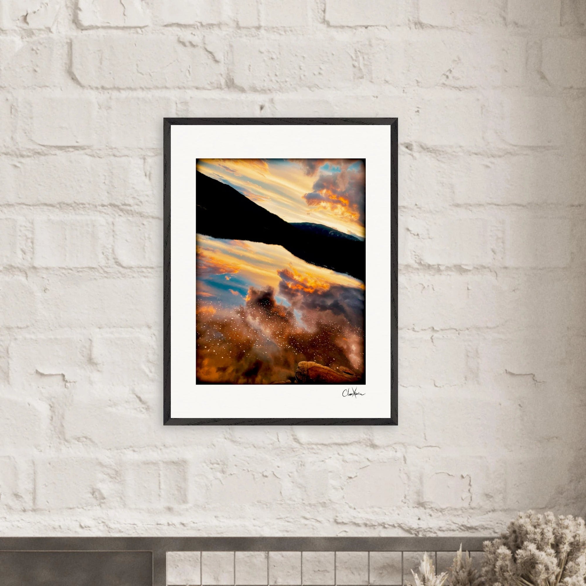 Cosmic Reflections Framed print 13x18 cm / 5x7″ White frame 2