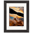 Cosmic Reflections Framed print 15x20 cm / 6x8″ Black frame 38
