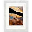 Cosmic Reflections Framed print 15x20 cm / 6x8″ White frame 15