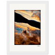 Cosmic Reflections Framed print 15x20 cm / 6x8″ White frame 16