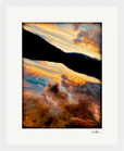 Cosmic Reflections Framed print 20x25 cm / 8x10″ White frame 8