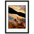 Cosmic Reflections Framed print 21x29.7 cm / 8x12" Black frame 65