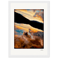 Cosmic Reflections Framed print 21x29.7 cm / 8x12" White frame 19
