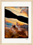 Cosmic Reflections Framed print 21x29.7 cm / 8x12" Wood frame 24