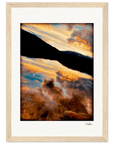 Cosmic Reflections Framed print 21x29.7 cm / 8x12" Wood frame 24