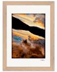 Cosmic Reflections Framed print 21x29.7 cm / 8x12" Wood frame 25