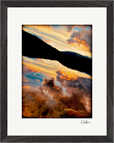 Cosmic Reflections Framed print 27x35 cm / 11x14″ Black frame 37