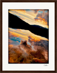 Cosmic Reflections Framed print 27x35 cm / 11x14″ Dark wood frame 48
