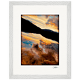 Cosmic Reflections Framed print 27x35 cm / 11x14″ White frame 17