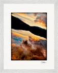 Cosmic Reflections Framed print 27x35 cm / 11x14″ White frame 17