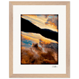 Cosmic Reflections Framed print 27x35 cm / 11x14″ Wood frame 33