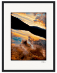 Cosmic Reflections Framed print 30x40 cm / 12x16″ Black frame 53