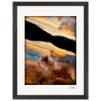 Cosmic Reflections Framed print 30x40 cm / 12x16″ Black frame 39