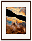 Cosmic Reflections Framed print 30x40 cm / 12x16″ Dark wood frame 36