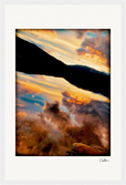 Cosmic Reflections Framed print 30x45 cm / 12x18″ White frame 18