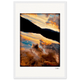 Cosmic Reflections Framed print 30x45 cm / 12x18″ White frame 18