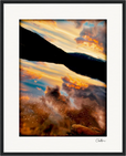 Cosmic Reflections Framed print 40x50 cm / 16x20″ Black frame 55