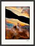 Cosmic Reflections Framed print 45x60 cm / 18x24″ Black frame 35