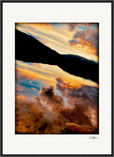 Cosmic Reflections Framed print 50x70 cm / 20x28″ Black frame 64