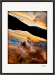 Cosmic Reflections Framed print 50x70 cm / 20x28″ Black frame 48