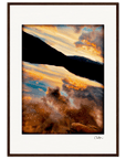 Cosmic Reflections Framed print 50x70 cm / 20x28″ Dark wood frame 42