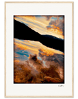 Cosmic Reflections Framed print 50x70 cm / 20x28″ Wood frame 25