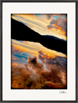 Cosmic Reflections Framed print 60x80 cm / 24x32″ Black frame 45