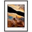 Cosmic Reflections Framed print 60x80 cm / 24x32″ Black frame 45