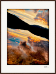 Cosmic Reflections Framed print 60x80 cm / 24x32″ Dark wood frame 44