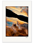 Cosmic Reflections Framed print 70x100 cm / 28x40″ White frame 14