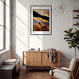 Cosmic Reflections Framed print A1 (59.4 x 84.1 cm) Black frame in interior