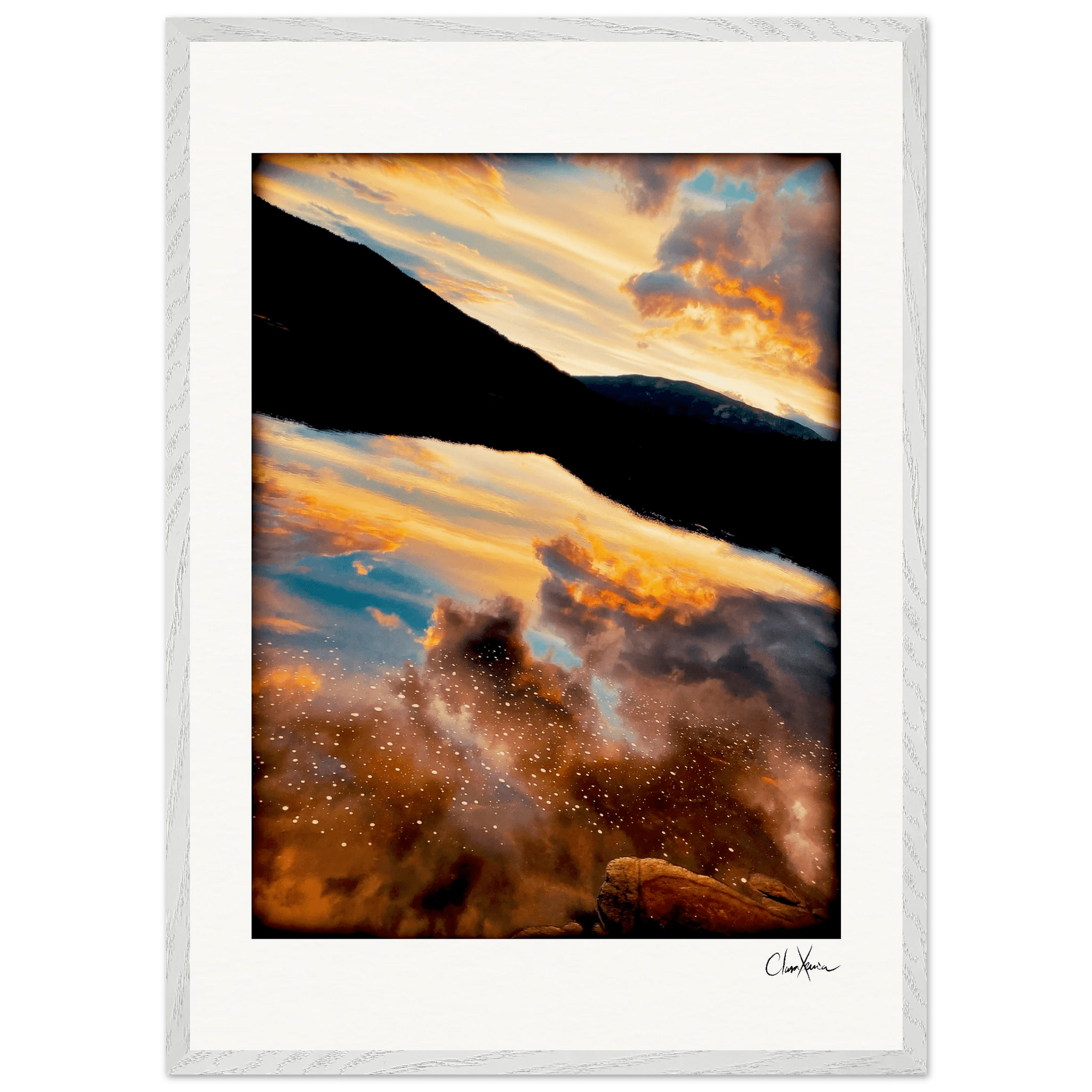Cosmic Reflections Framed print A1 (59.4 x 84.1 cm) White frame 7