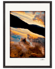 Cosmic Reflections Framed print A2 (42 x 59.4 cm) Black frame 34