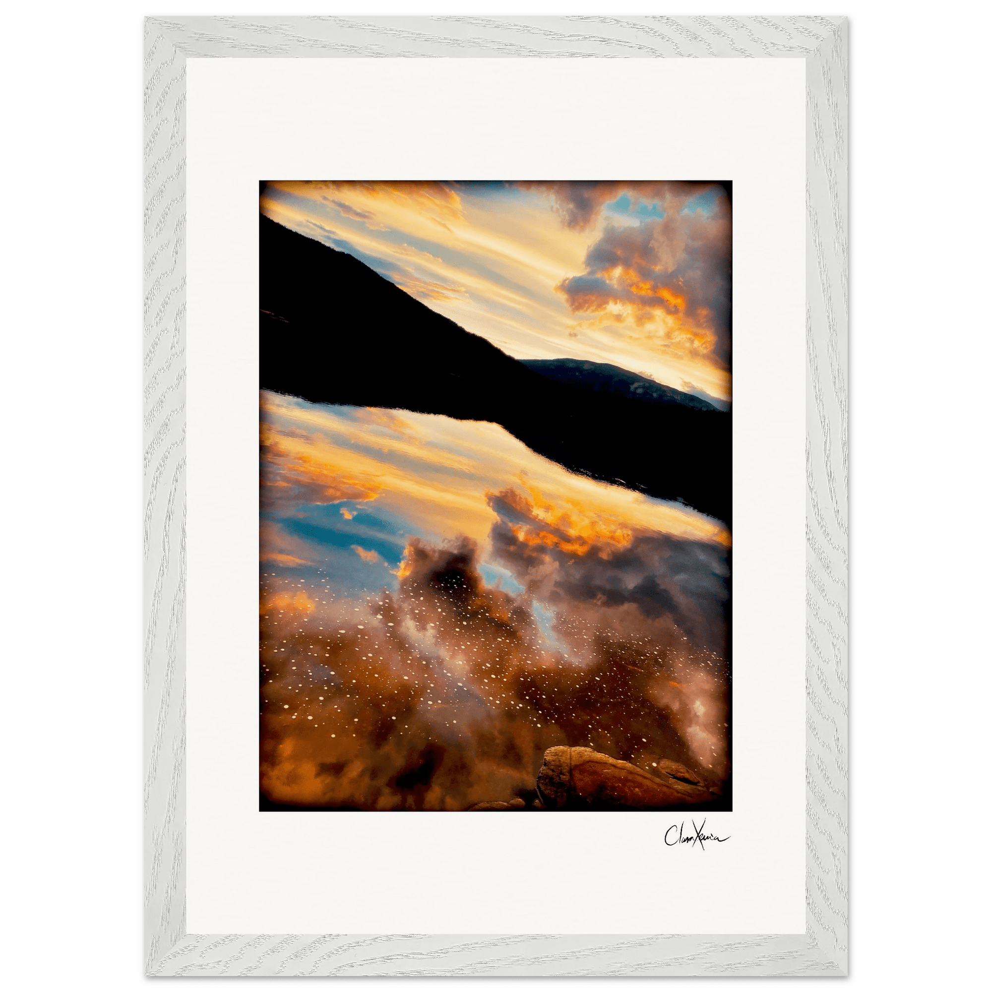 Cosmic Reflections Framed print A3 (29.7 x 42 cm) White frame 8
