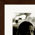 Cuba Girl Framed print 15x20 cm / 6x8″ Dark wood frame corner detail