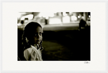 Cuba Girl Framed print 20x25 cm / 8x10″ Wood frame 15