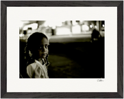 Cuba Girl Framed print 27x35 cm / 11x14″ Black frame 44