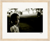 Cuba Girl Framed print 27x35 cm / 11x14″ Black frame 25