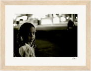 Cuba Girl Framed print 27x35 cm / 11x14″ Dark wood frame 24