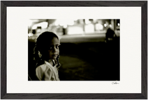 Cuba Girl Framed print 28x43 cm / XL (11x17″) Black frame 45
