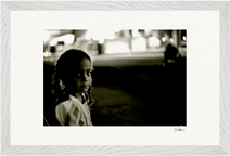 Cuba Girl Framed print 28x43 cm / XL (11x17″) White frame 10