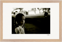 Cuba Girl Framed print 28x43 cm / XL (11x17″) Wood frame 28
