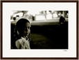 Cuba Girl Framed print 30x40 cm / 12x16″ Dark wood frame 36