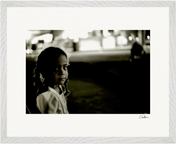 Cuba Girl Framed print 30x45 cm / 12x18″ White frame 14