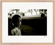 Cuba Girl Framed print 30x45 cm / 12x18″ Wood frame 32
