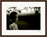 Cuba Girl Framed print 40x50 cm / 16x20″ Black frame 45