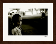 Cuba Girl Framed print 40x50 cm / 16x20″ White frame 42