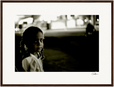 Cuba Girl Framed print 45x60 cm / 18x24″ Dark wood frame 56