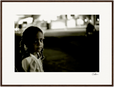 Cuba Girl Framed print 60x80 cm / 24x32″ Dark wood frame 68