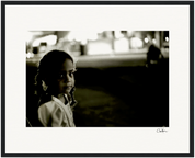 Cuba Girl Framed print 60x80 cm / 24x32″ Dark wood frame 68